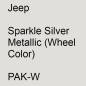 Preview: Jeep, Sparkle Silver Metallic (Wheel Color), PAK-W.